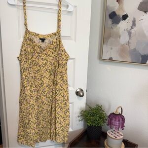 Torrid Yellow Floral Sun Dress - Size 3